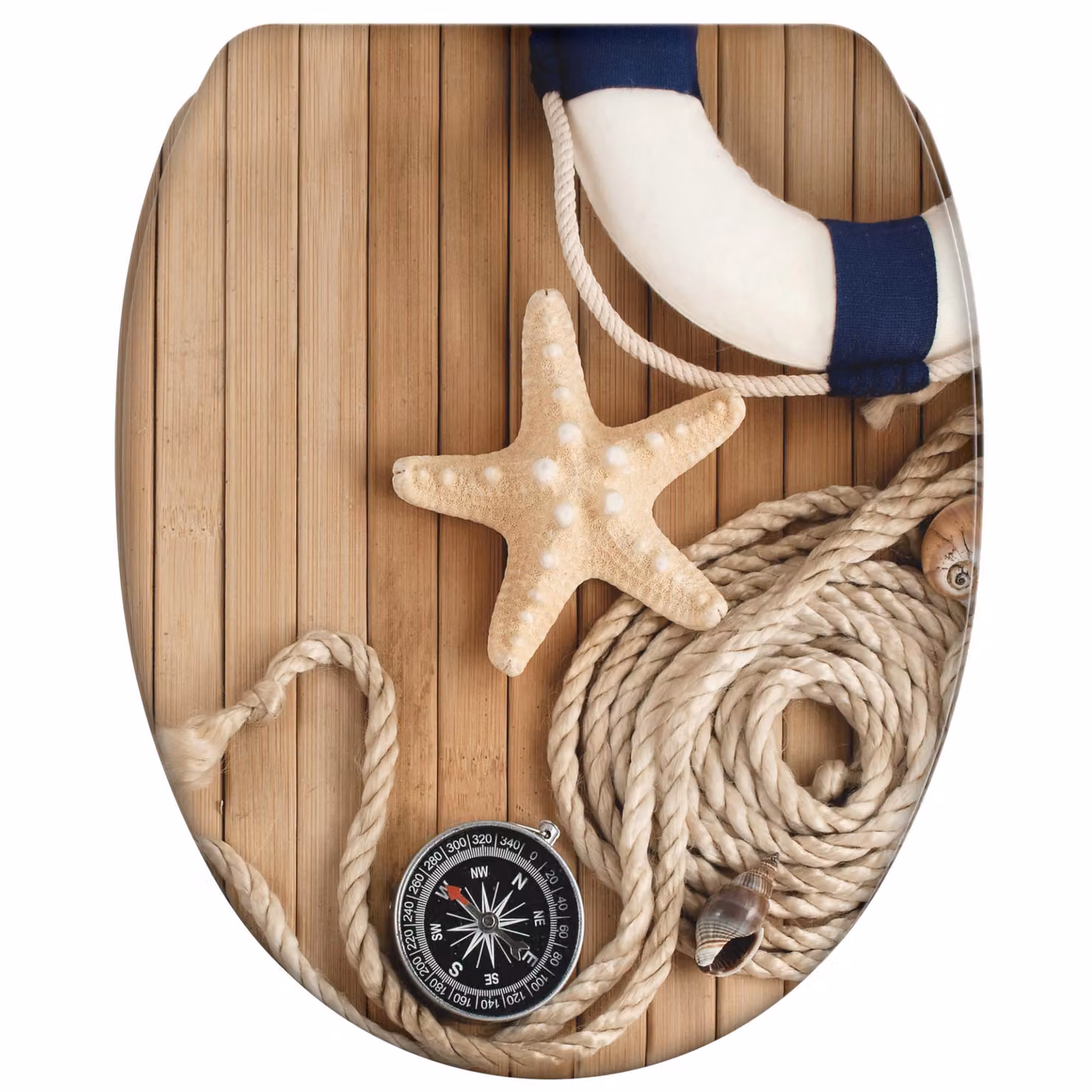 Sedile WC SANILO® con chiusura ammortizzata e chiusura rapida Maritime, coperchio per WC direttamente dal produttore, coperchio per WC, sedile per WC, coperchio per WC, sedile per WC