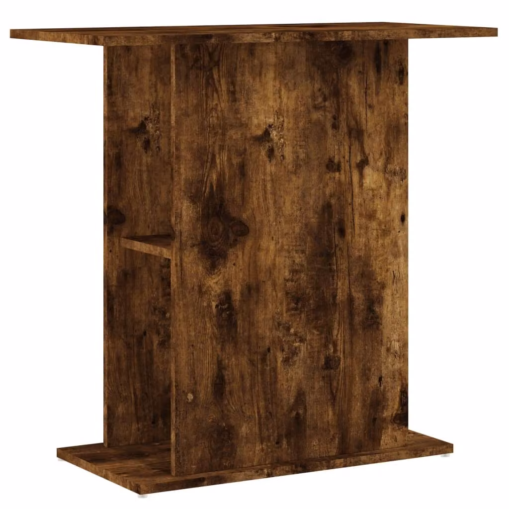 Supporto Acquario 75x36x72,5 cm Legno Multistrato Rovere Fumo