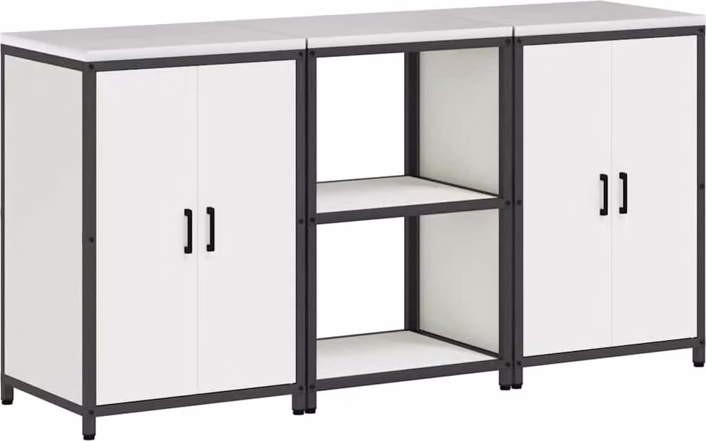 Set di Stoccaggio per Cucina HATTEM 3 pcs Bianco