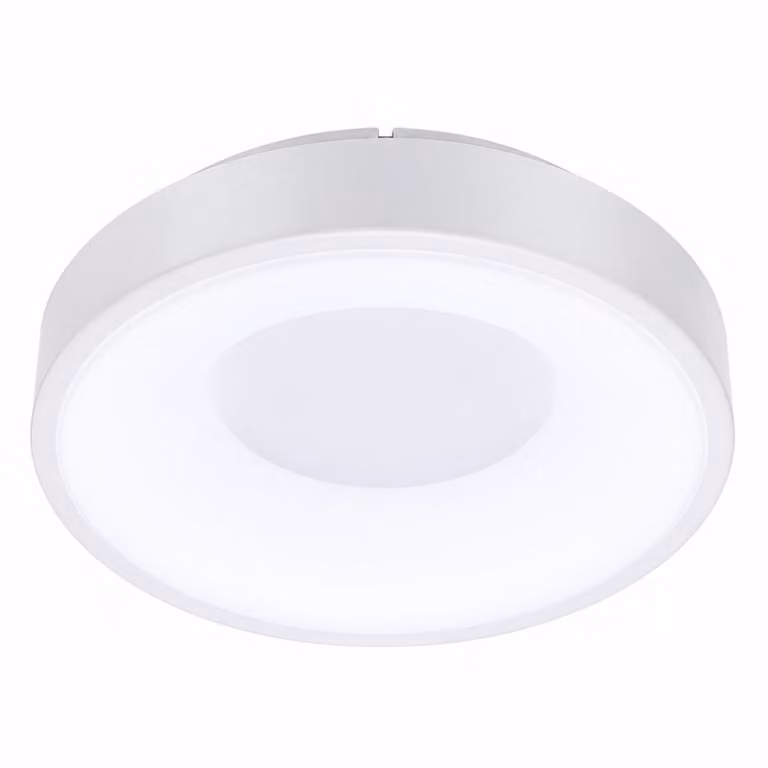 Plafoniera LED design 36W metallo circolare Ø40 cm 3000K-4000K-6000K selezionabile driver Philips 4500lm CRI 85 nessun sfarfallio