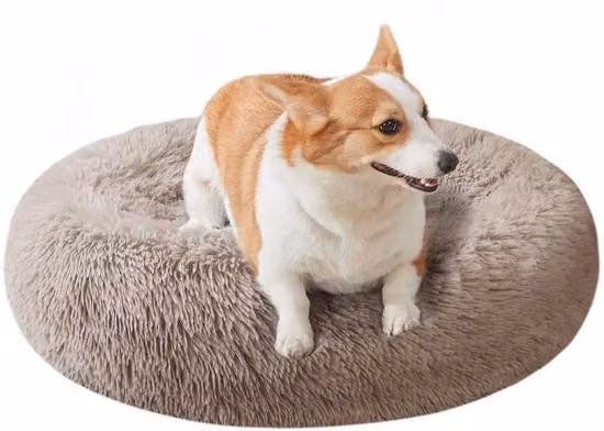 Cuccia per cani in Pelle finta, cuccia da 60 cm per cani di taglia piccola e grande, cuccia lavabile per cuccioli di cane e gatto con fondo antiscivolo