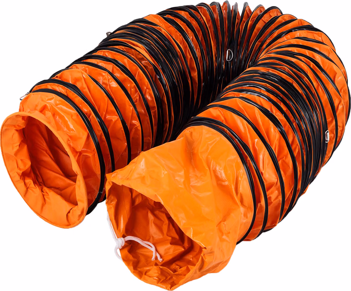 VEVOR 6 kg di tubo per il trasporto dell'aria, 7,6 m di tubo per l'aria calda, -20 ~ 180 ° di tubo per la ventilazione, 35 * 34 * 26 cm di tubo da cantiere