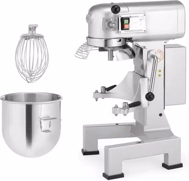 Miscelatore planetario HENDI Kitchen Line da 20L, 1100W, Argento