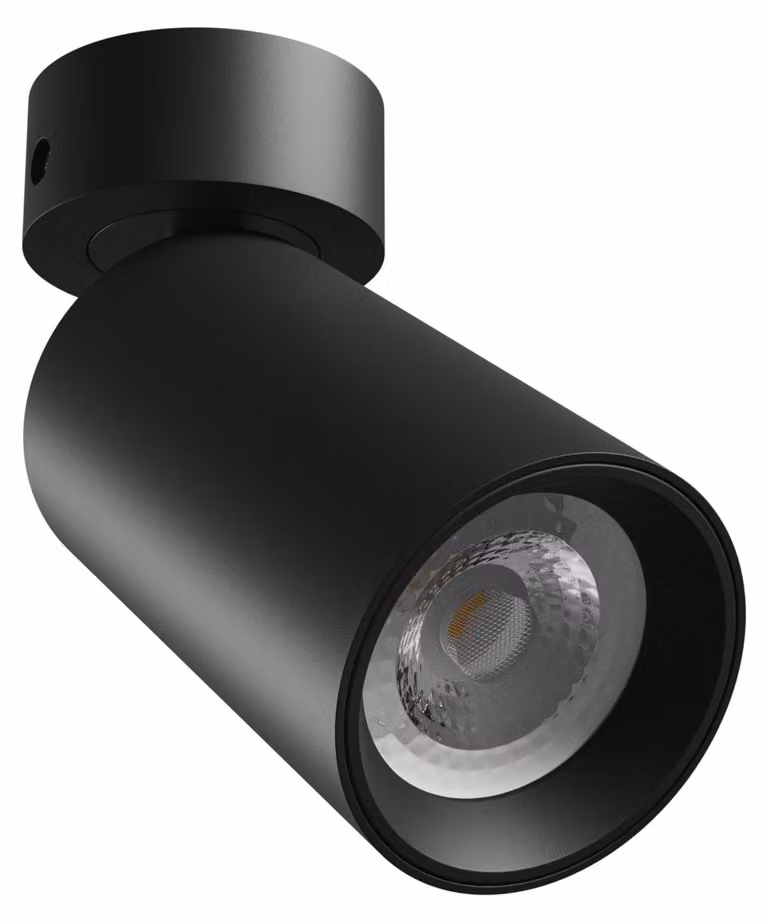 MADARA ALTRO GU10 Plafonaio nero 60x135 mm IP20 in alluminio, da incasso, per interni