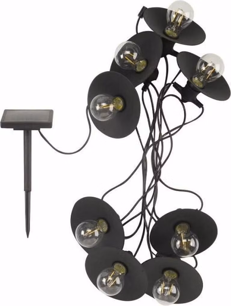 Vivo 365 20L ghirlanda solare - SMART SOLAR - 8 lampade LED bianco caldo - tecnologia solare 365