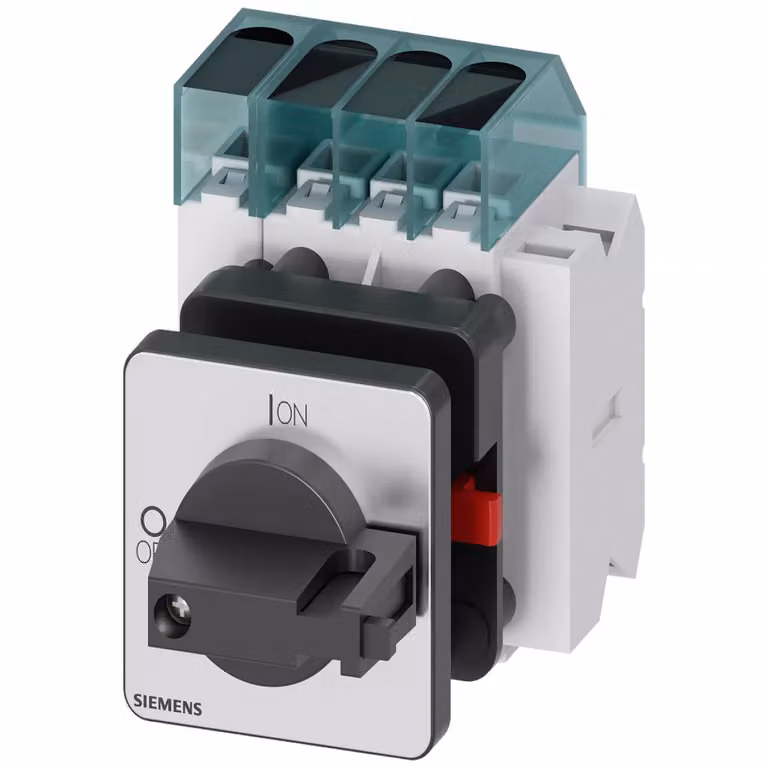 Interruttore sezionatore Siemens 3LD3, Iu 40 A, interruttore generale a 3 poli + N 3LD33501TL11