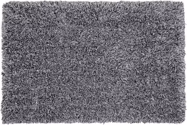 Tappeto Shaggy Beliani a pelo lungo in poliestere, design moderno rettangolare, bianco, nero e grigio, L: 300 cm x P: 200 cm – 1