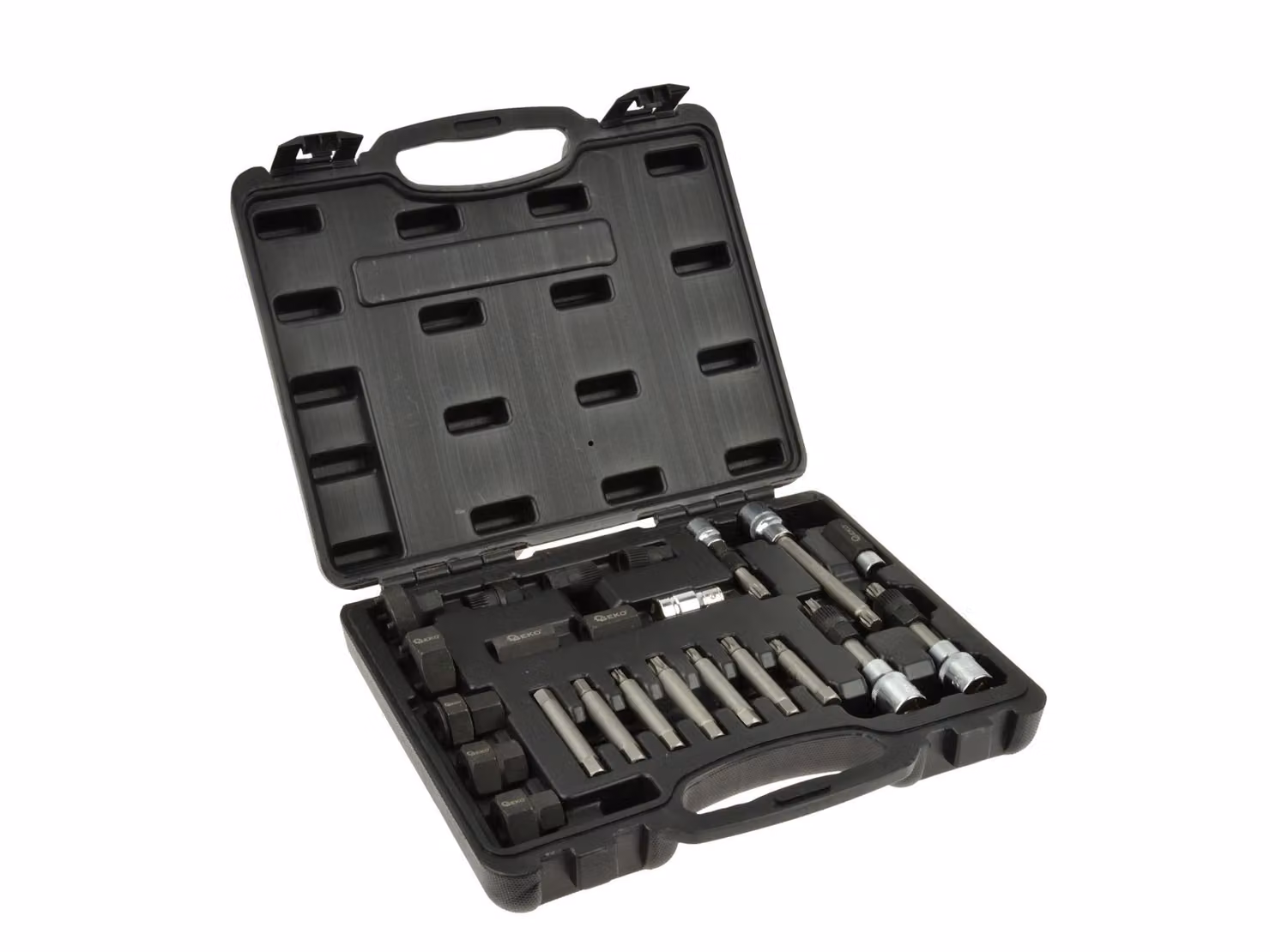 Set-kit chiavi smontaggio puleggia alternatore motore auto, svita avvita 1/2'',  per pulegge libere VW Audi VAG Fiat 24 pezzi