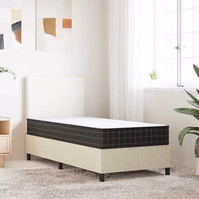 Materasso a Molle Bonnel Design Mania con Rivestimento Rimovibile, L/P: 90 x 200 cm, Altezza: 18 cm