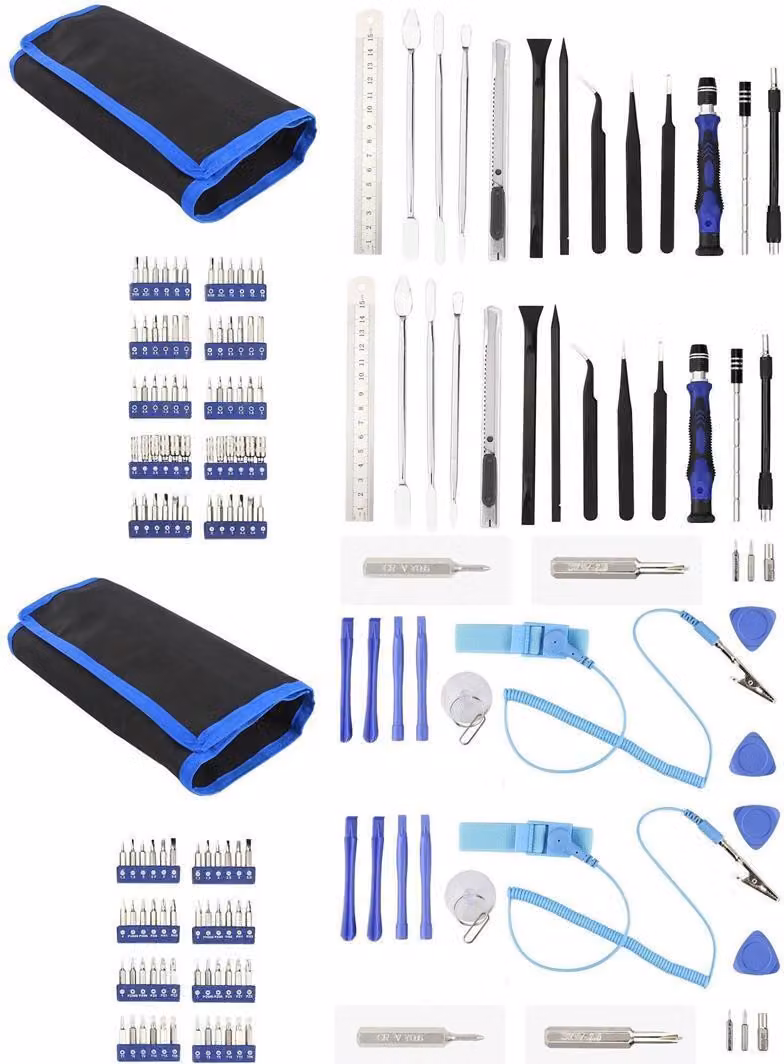 set di strumenti per la riparazione del telefono cellulare da 160 pezzi | set di cacciaviti meccanici di precisione con custodia portatile | strumento di apertura per smartphone telefono cellulare tablet laptop | kit di strumenti di riparazione di precisi