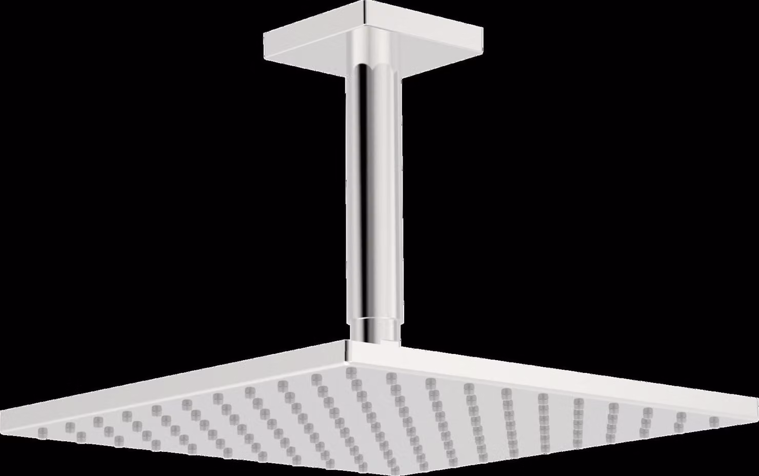 HANSA HANSAVIVA Douche de tête, 250x250 mm, débit éco, montage au plafond, réglable, chrome, 04190340, 04190340