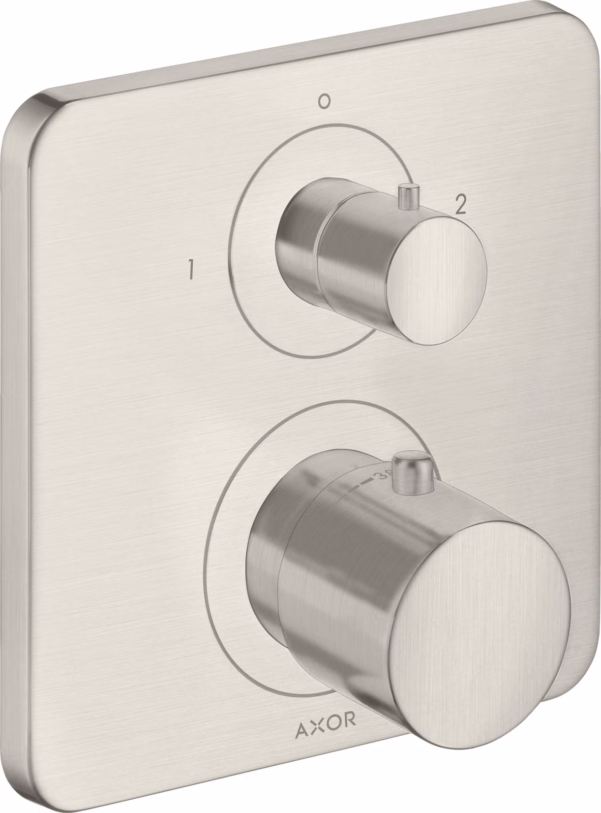 hansgrohe AXOR Citterio M thermostat encastré avec vanne d'arrêt/changeur, 34725800, 34725800