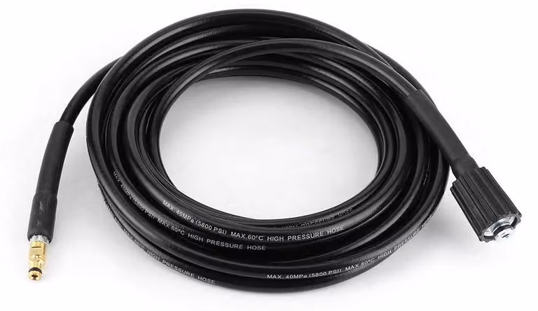 Tubo flessibile per pulizia, 15 metri - Alta pressione 40 MPa - Gomma - Adatto per modelli K2/K3/K4/K5 - Impermeabile - Per pulizia e sblocco tubature - Tubo ad alta pressione