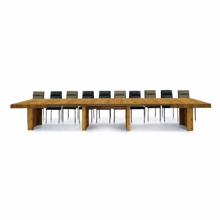 Tavolo JESOLO in legno nobilitato rovere nodato allungabile 160×90 cm – 410×90 cm