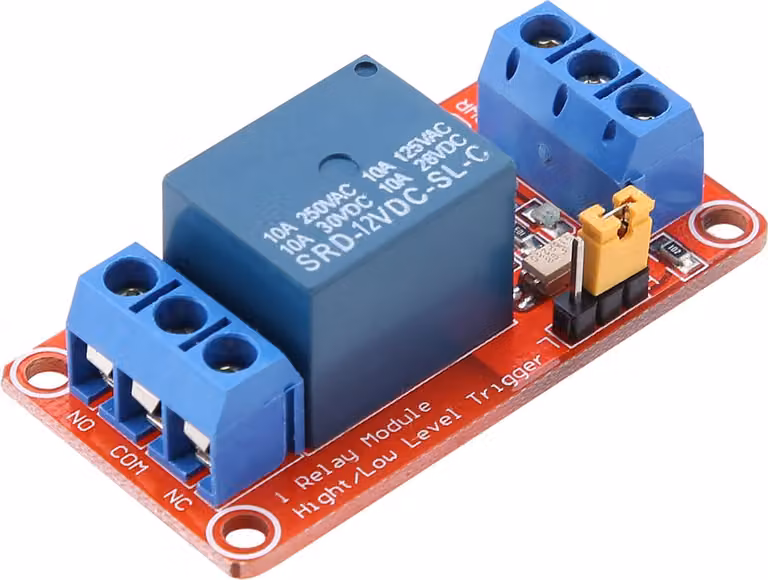 scheda modulo relè optoaccoppiatore a 1 canale Innesco alto e basso 12V