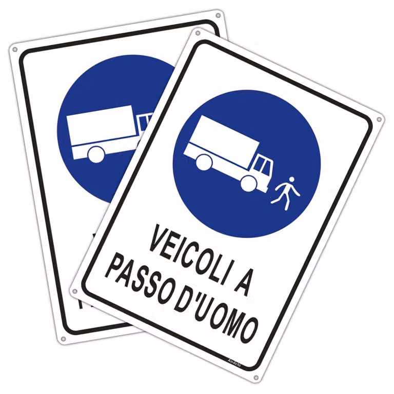 Solidchoice - Set di 2 cartelli di sicurezza per l'ambiente di lavoro