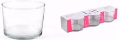 Set di 3 bicchieri per acqua Mini BODEGA in vetro trasparente da 240 ml