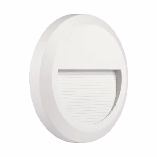 Faretto LED Segnapasso Rotondo Montaggio a Plafone 2W Colore Bianco 4000K IP65