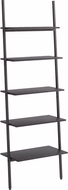 Scaffale Pendente a 5 Livelli Nero 64x34x185,5 cm CFW2879582