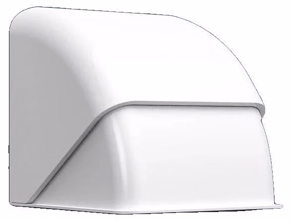 Copertura per prese esterne, grado di protezione IP66 (resistente all'acqua), design a parete, colore bianco