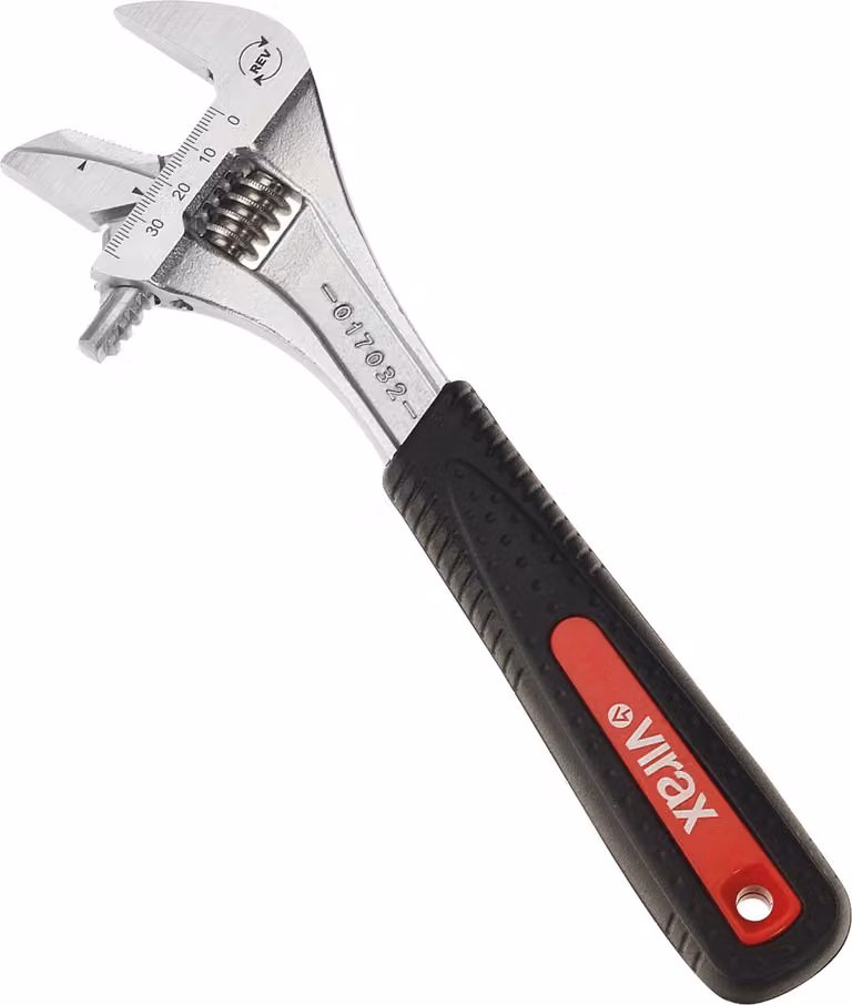 Chiave VIRAX da 10'' con pinza utilizzabile su entrambi i lati - 17032