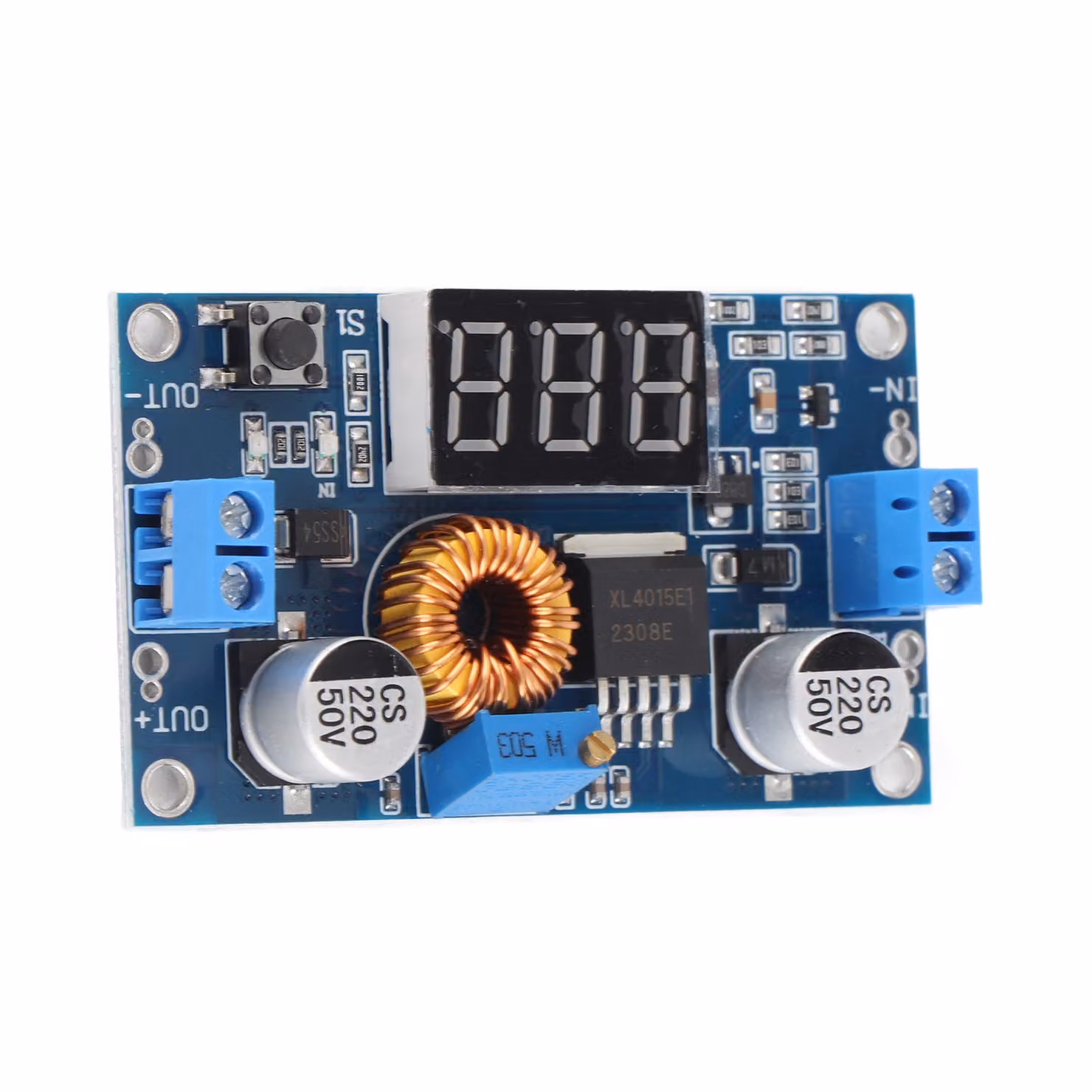 Modulo DC-DC 5 A 75 W Modulo DC-DC step-down regolabile Regolatore di tensione con display LCD