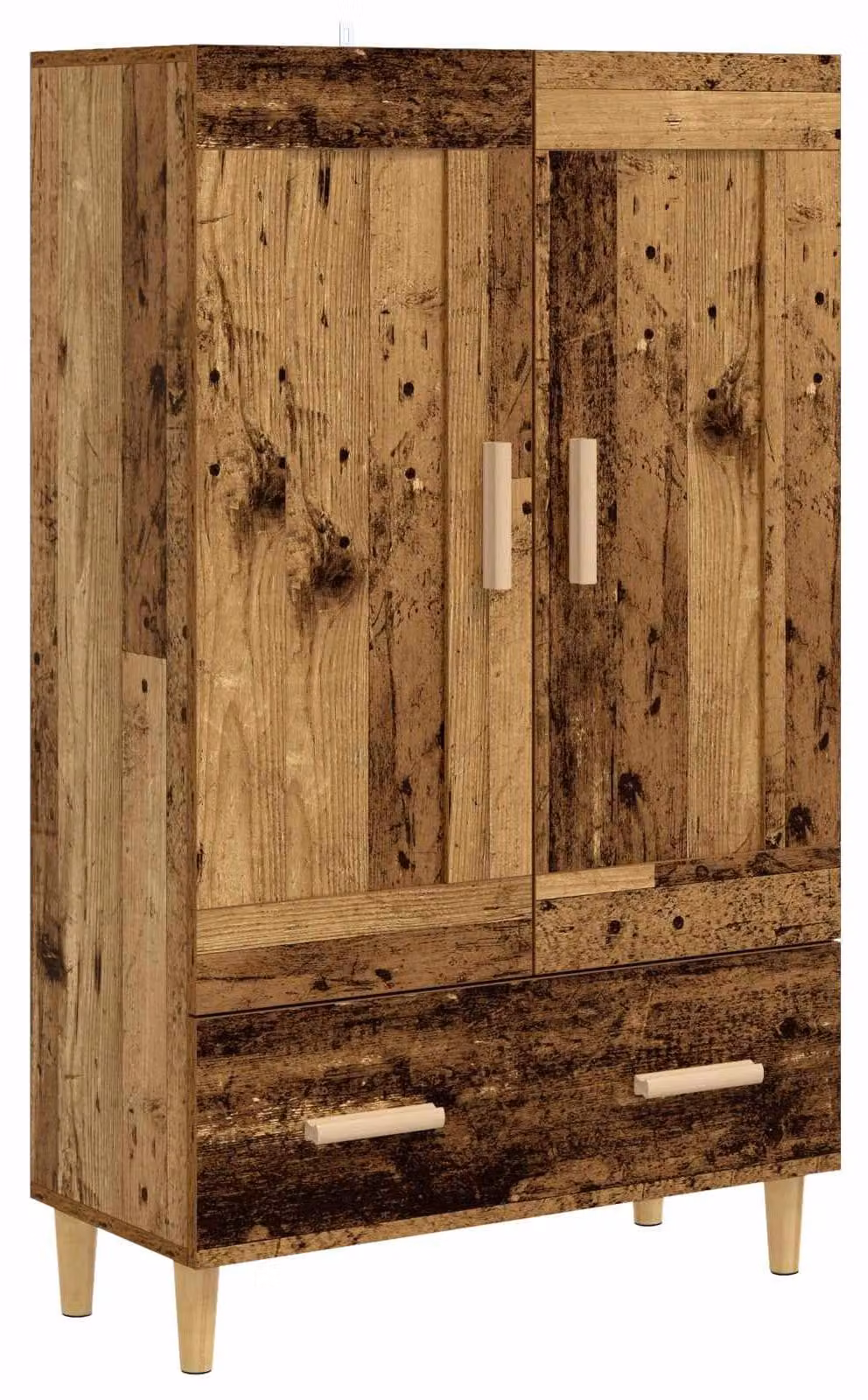Mobile contenitore Altholz, 70 x 31 x 115 cm, realizzato in materiale composito di legno