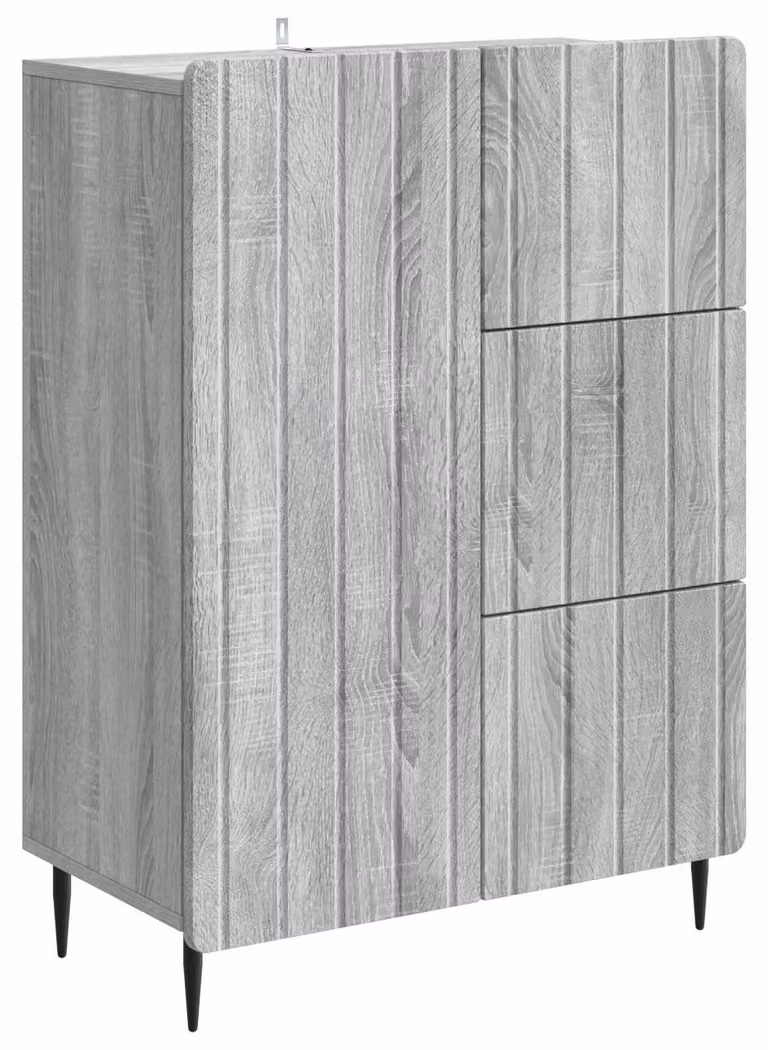 Credenza Grigio Sonoma 66 x 34,5 x 91,5 cm Legno ingegnerizzato