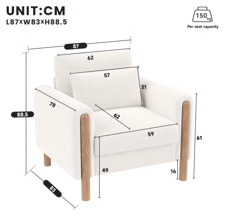 Divano angolare a forma di L - Divano angolare - Divano modulare - Divano di design - Divano a 4 posti - Sedute profonde e ampie