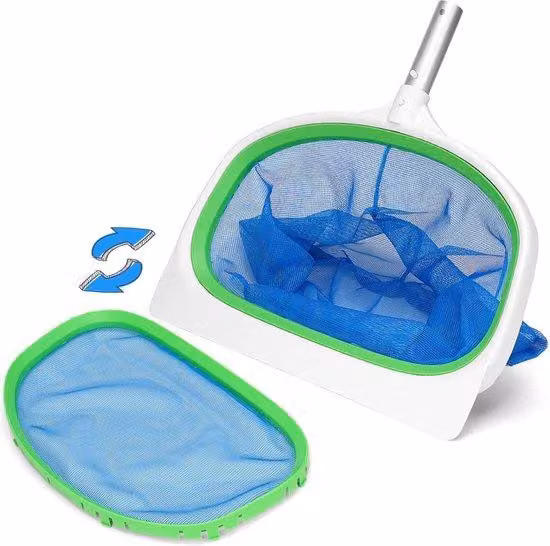 Set da piscina Famanu composto da 2 reti intercambiabili, ideale per la pulizia di piscine, stagni e giardini
