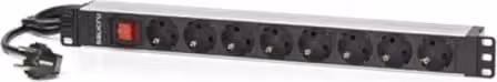 Schuko 19" 8 prese con interruttore on/off Salicru 680CA00003 1,5 m IP20