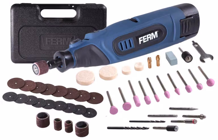 Multiutensile a batteria FERM 12 V 1,5 A Li-Ion CTM1016