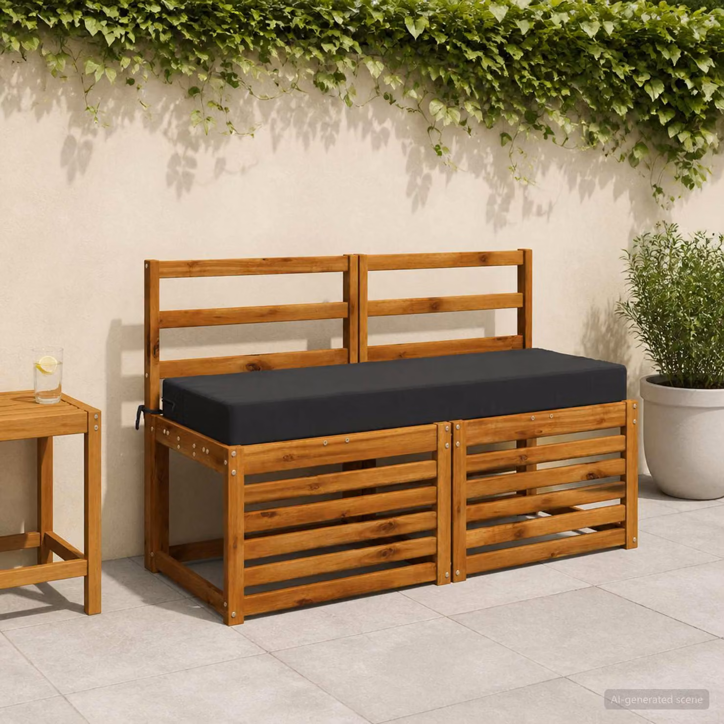 vidaXL Cuscino per la seduta SOEST in poliestere con rivestimento lavabile, resistente ai raggi UV, colore Antracite