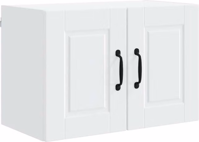 Armadio da cucina a parete moderno design d'interni 60 x 31 x 40 cm in legno ingegnerizzato bianco 02_0054261