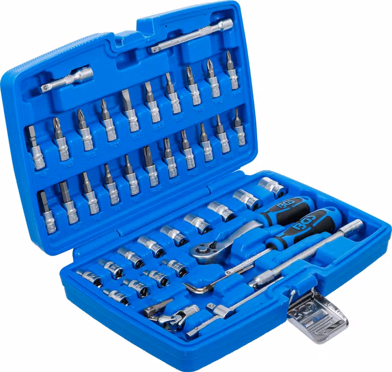 Set di chiavi a bussola BGS 6,3 mm (1/4") 46 pezzi - 2146