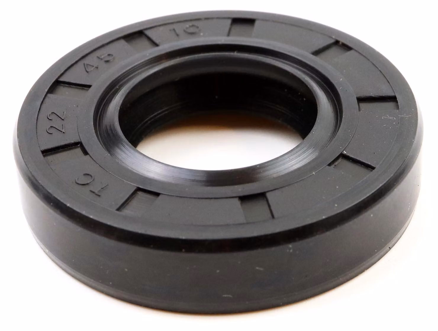 Guarnizione radiale per albero, dimensioni 22x45x10 mm, materiale NBR70, conforme alla norma DIN 3760