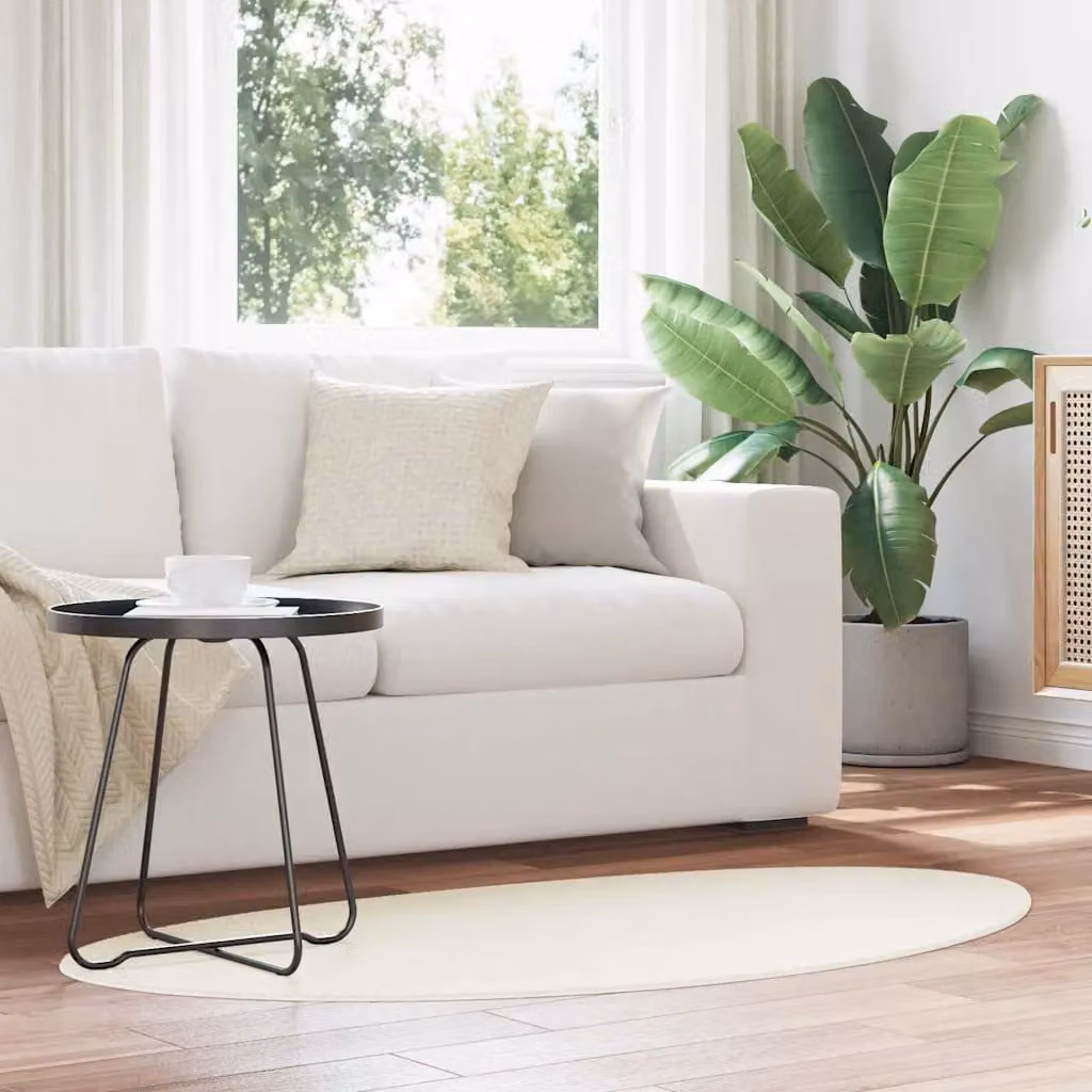 Tappeto moderno vidaXL HUARTE color beige in poliestere, L 160 x P 230 cm