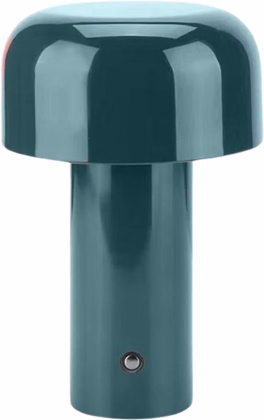 Lampada da tavolo elettrica – Verde – Controllo touch – Lampada LED portatile per bambini e adulti – Moderna lampada da comodino per la camera da letto