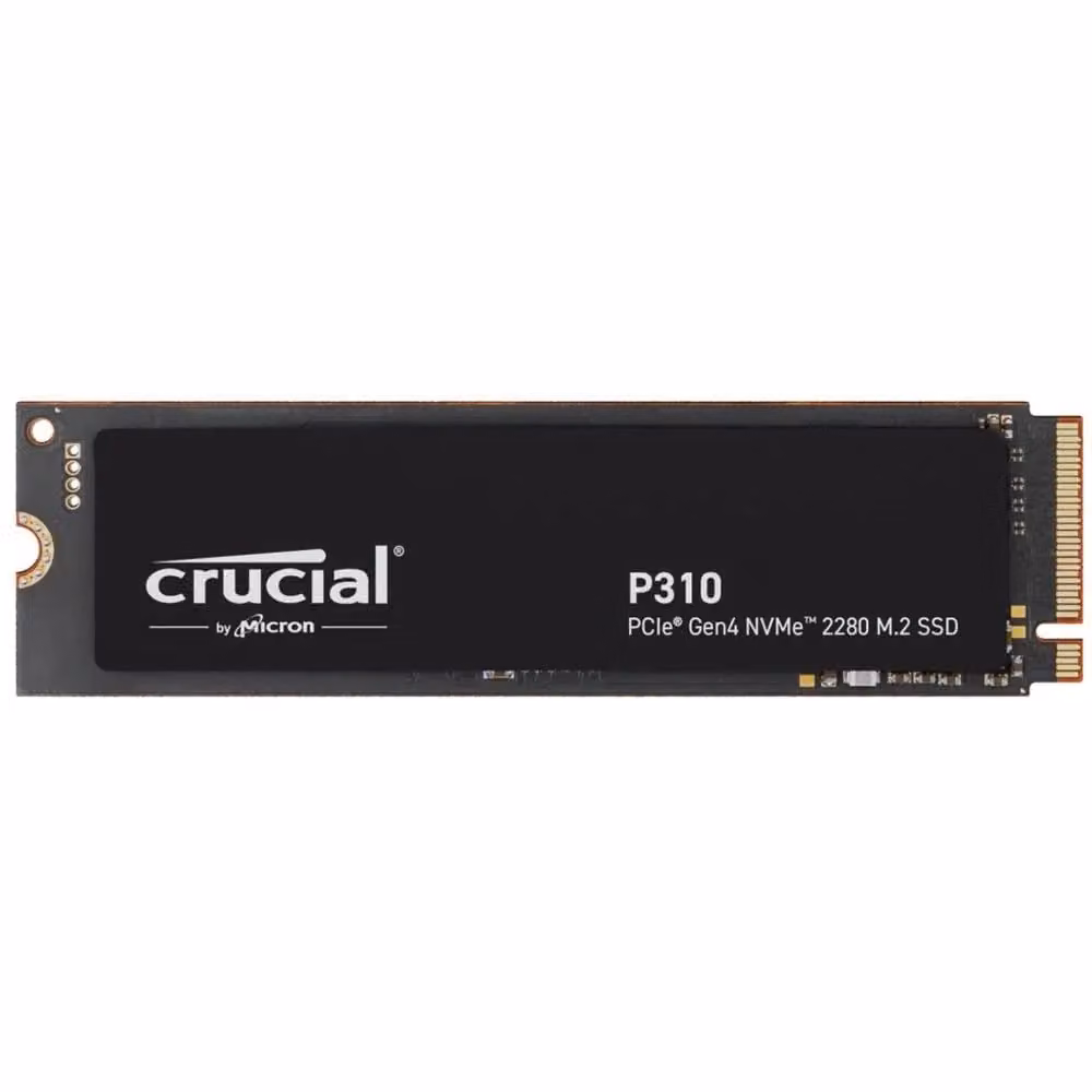 Crucial SSD P310 Serie M.2 NVMe da 1 TB con interfaccia PCI Express 4.0, Nero - CT1000P310SSD8 – 2