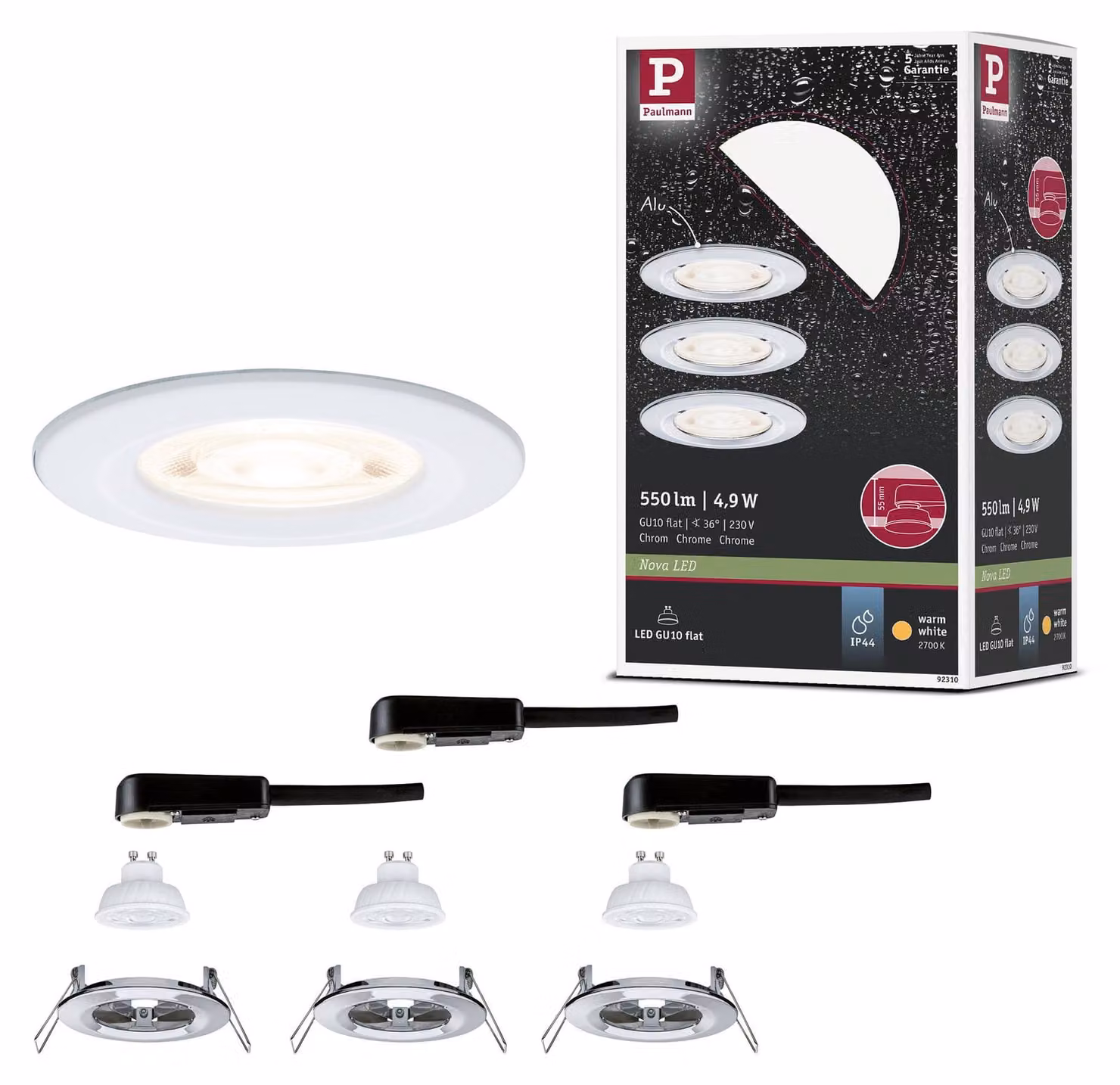 Paulmann Luce da incasso LED Nova