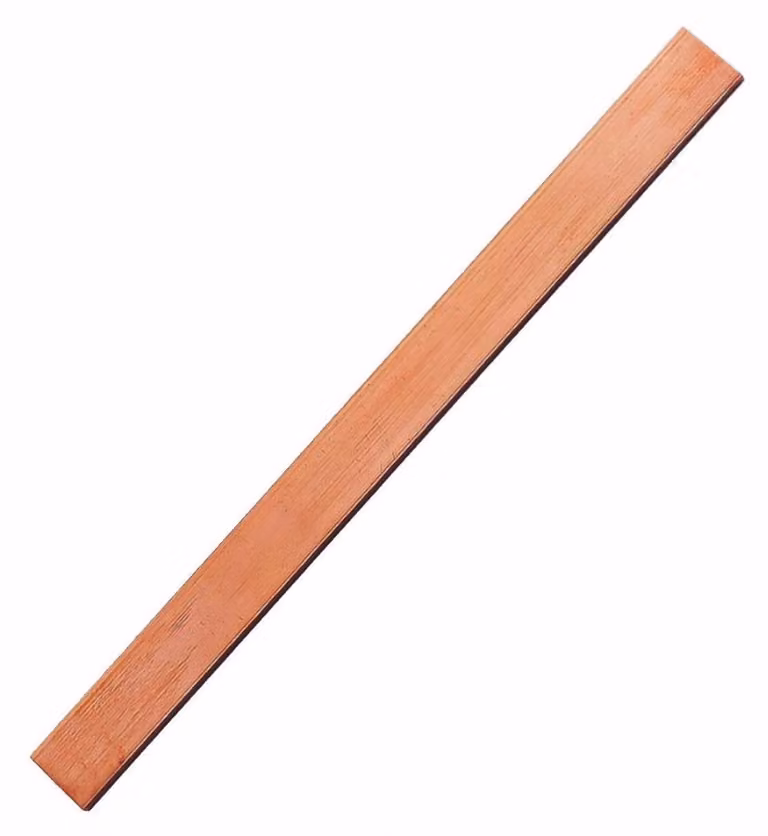 Barra piatta in rame, 25 x 305 x 3 mm, elevata purezza, E-Cu
