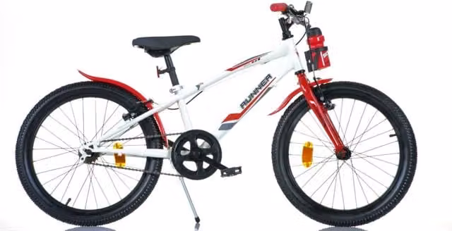 Bicicletta per bambini SCH Runner 20 pollici in metallo bianca – 1