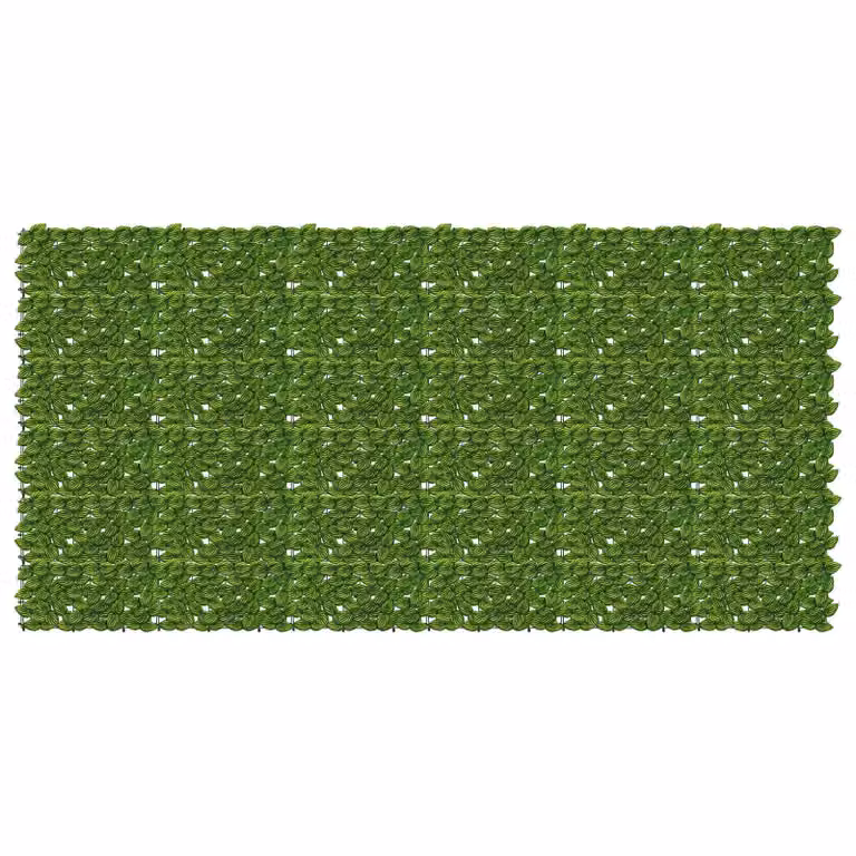 Schermo per balcone con siepe artificiale vidaXL, Verde e Giallo, L: 300 cm, H: 150 cm