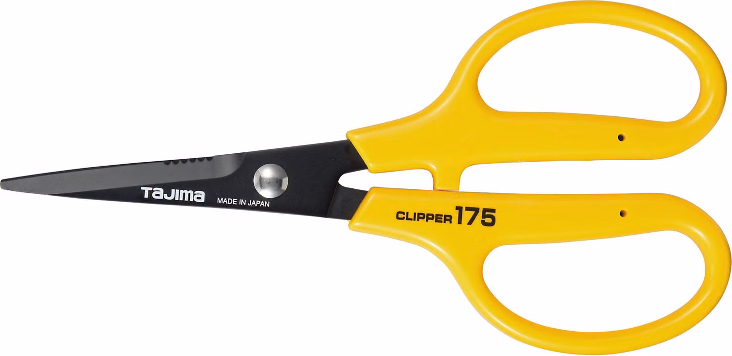 Forbici di precisione "clipper" con lame seghettate da 175 mm - Lame dritte seghettate - Lame da 60 mm