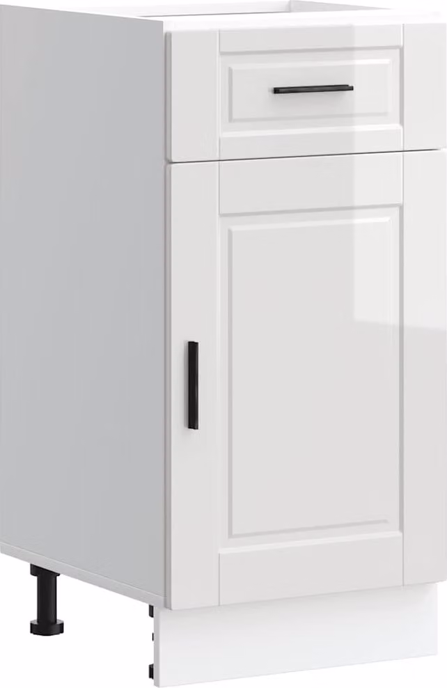 Base da Cucina Porto Bianco Lucido in Legno Multistrato