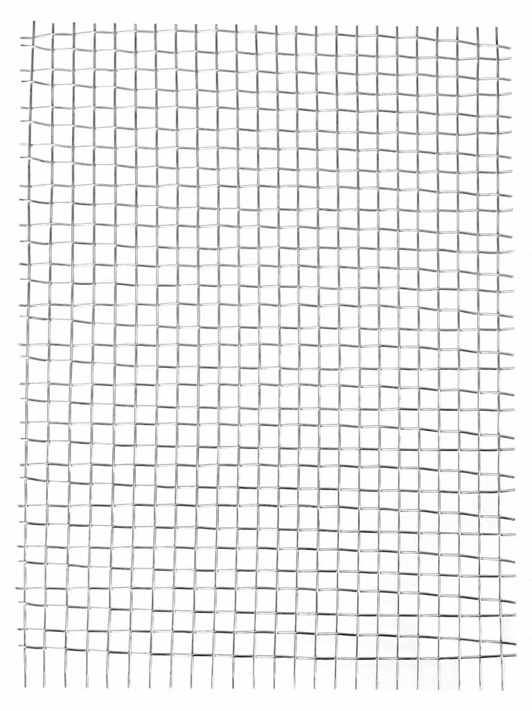 Rete metallica intrecciata, 2 pezzi, dimensioni 20,2 x 15,2 cm, 4 maglie, acciaio inossidabile 304