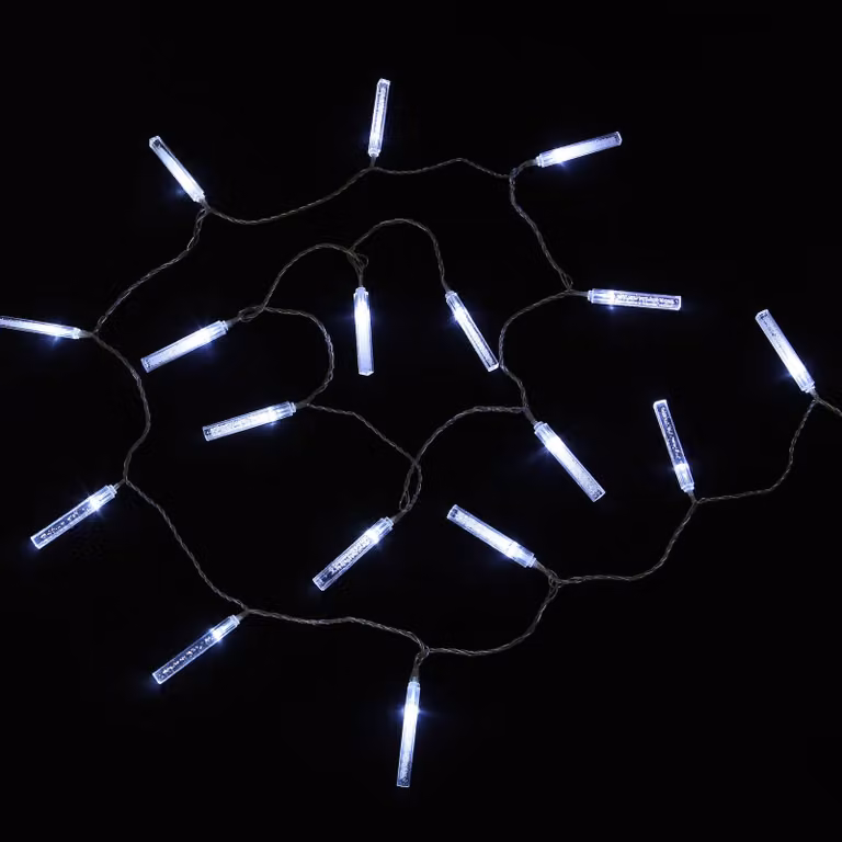 Ghirlanda luminosa natalizia, ghiacciolo, 32 LED