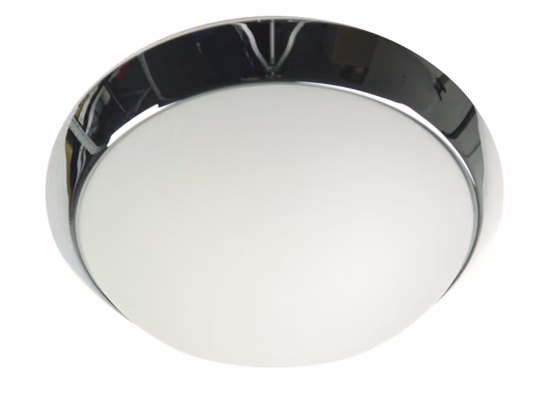 Illuminazione per scale Anello decorativo in vetro opalino opaco Ø40cm Lampada da garage Luce da cantina