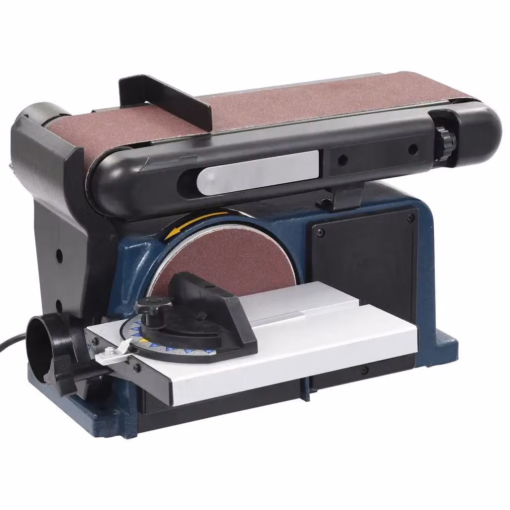 Levigatrice a nastro e a disco elettrica DESIGN IN CFW6690019 da 370 W, colore blu e nero, diametro 150 mm – 2