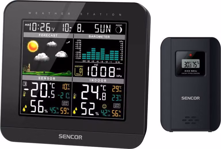 Stazione meteo SENCOR SWS 5800 con sensore wireless